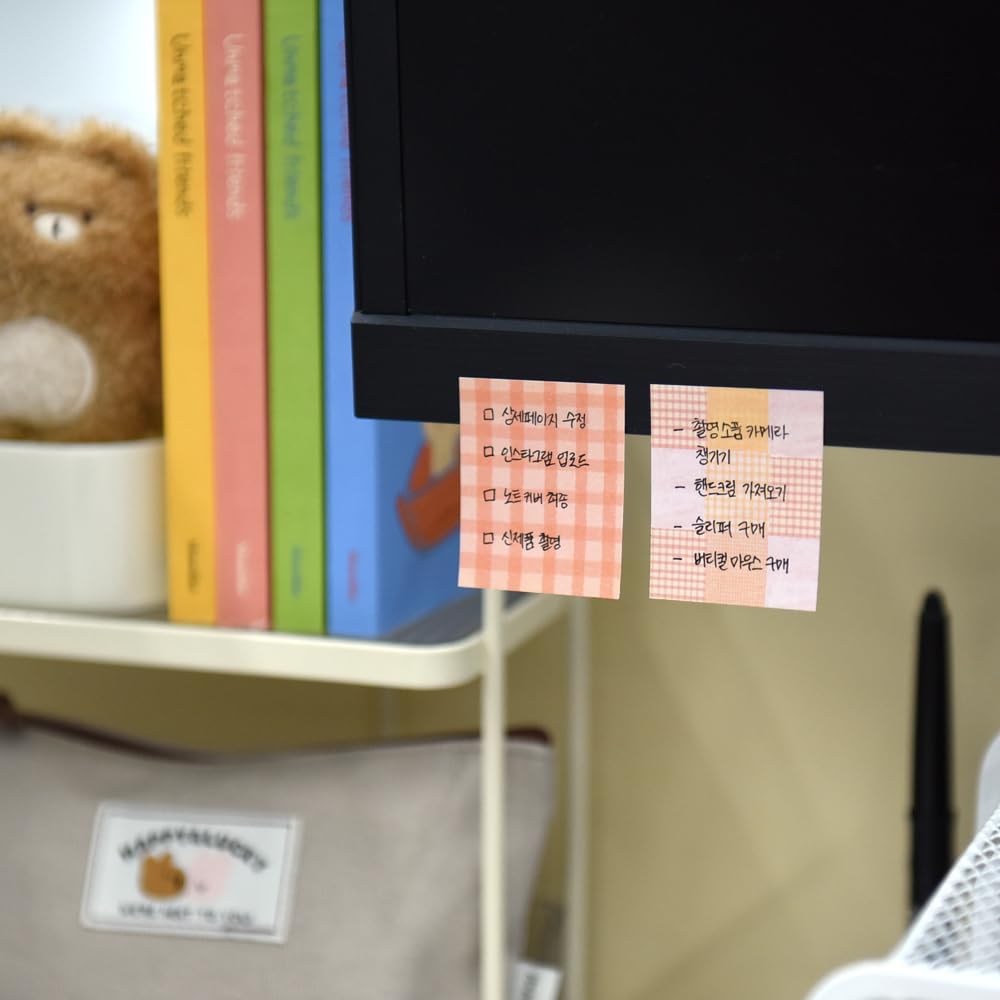 Monolike Color Palette Sticky Unmatched Friends A Set 4p - Self-Adhesive Memo Pad 30 Sheets