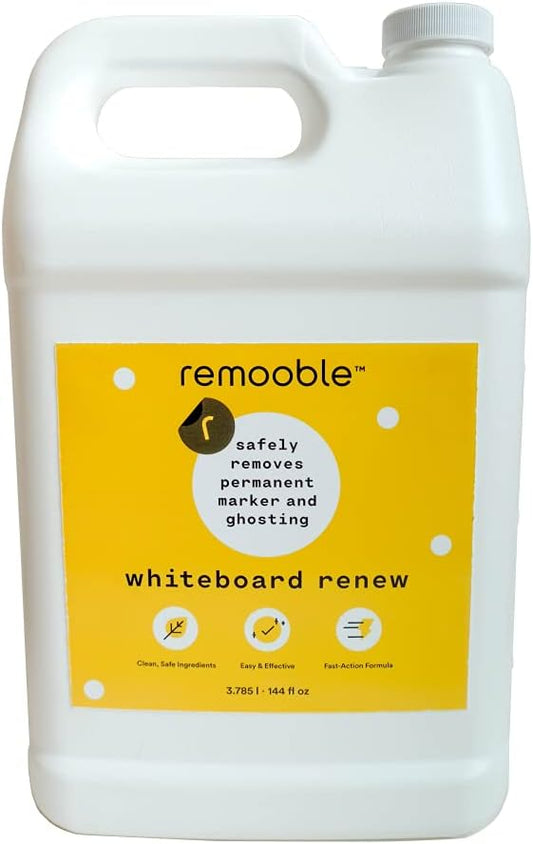 Remooble Dry Erase Whiteboard Cleaner 1 Gallon (4 Pack)