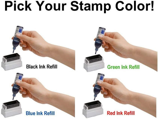 6/Pack Stamp Creator Rubber Stamp Ink Refill (Blue) for Brother SC2000 StampCreator