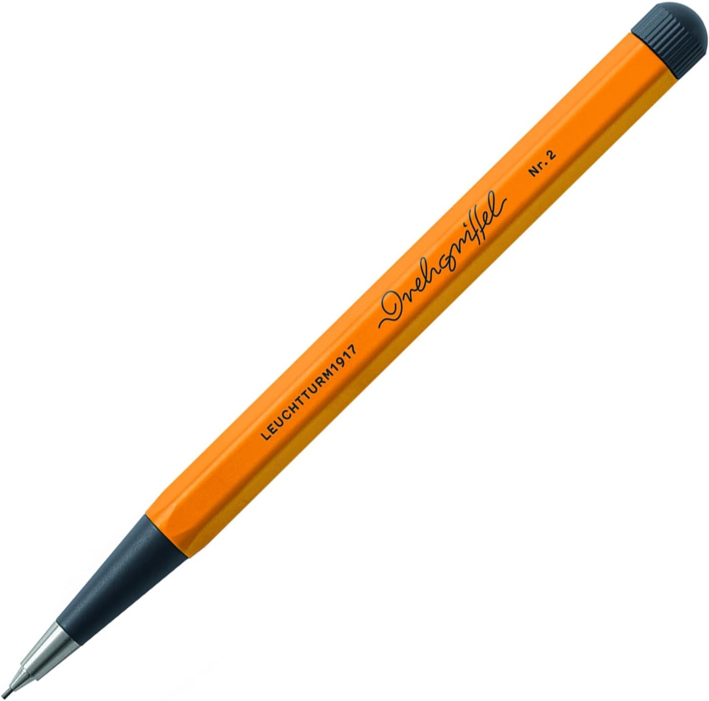 LEUCHTTURM1917 - Drehgriffel Mechanical Pencil - Refillable Writing Stylus with 0.7 mm HB Graphite Lead (Rising Sun)