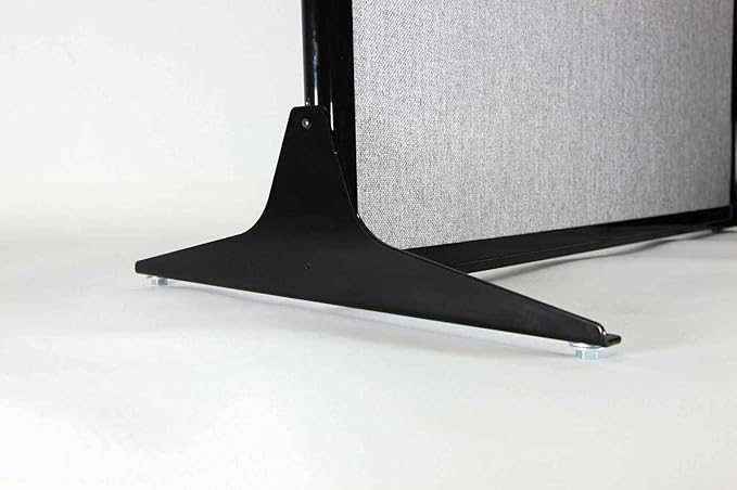 Versare Workstation Partition | Portable Wall Divider | Modern Office Cubicle | Free Standing Privacy Screen | Flexible Work Space | 66" x 70" Caribbean Fabric Panels