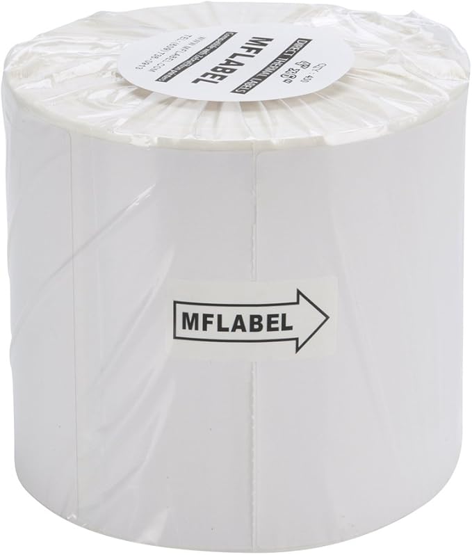 MFLABEL® 2 Rolls of 450 Labels 4x6 Direct Thermal Shipping Labels for Zebra 2844 ZP-450 ZP-500 ZP-505