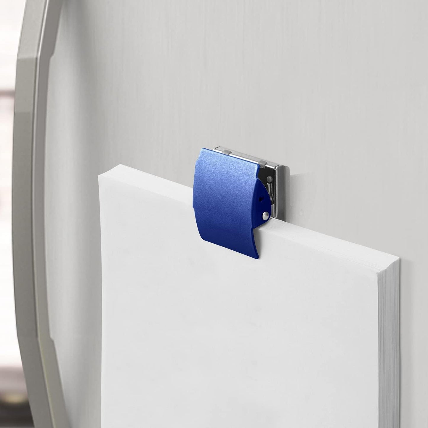 Extra Strong Magnetic Clips for Refrigerator and More, Large Blue, 3-Pack