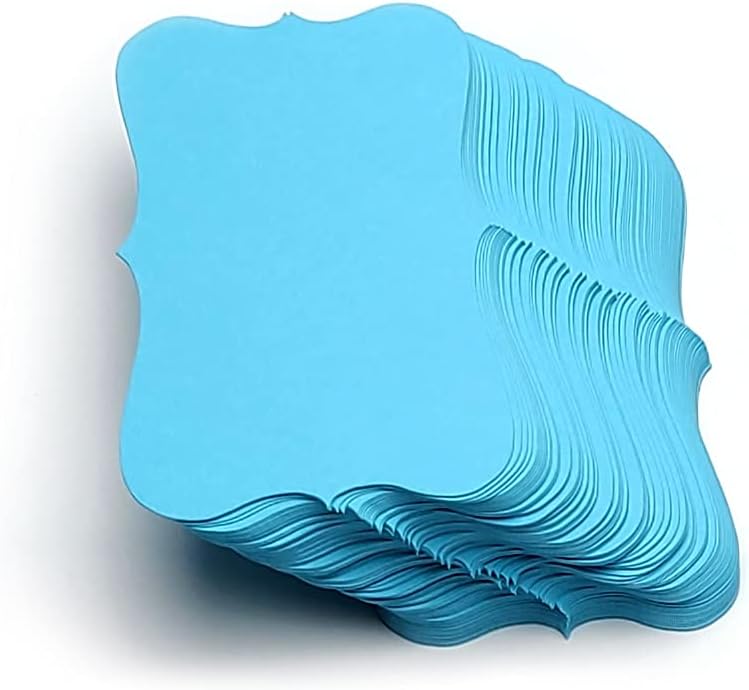 PPAPPAPPIYO 3.5x2 color index cards (100) Paper - Blank (blue)