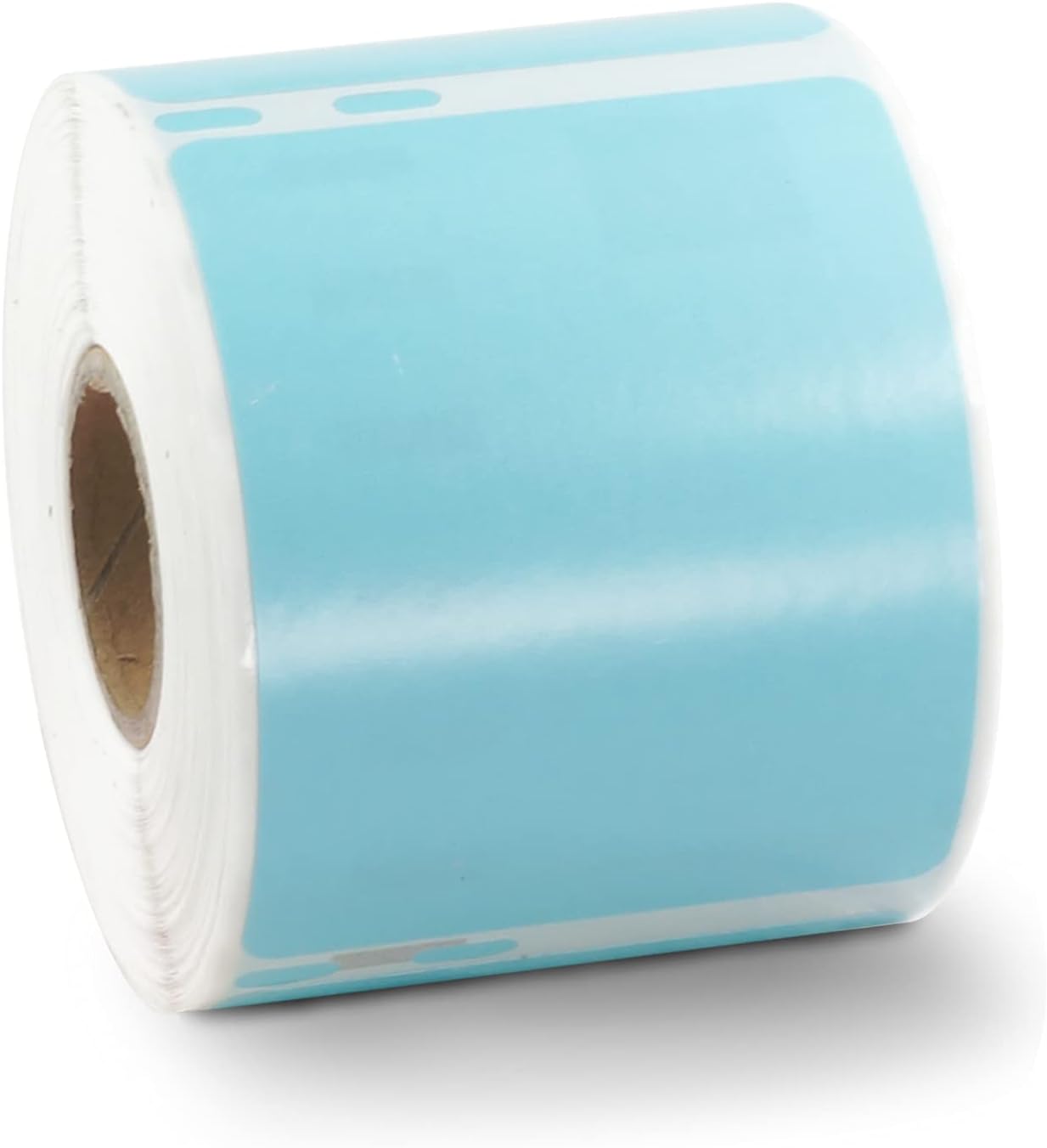 BETCKEY Colored Labels Compatible with Dymo 30324 (2-1/8" x 2-3/4") Multipurpose Labels, Compatible for Dymo LabelWriter Thermal 450, 4XL & Zebra Desktop Printers [1 Roll, Light Blue]