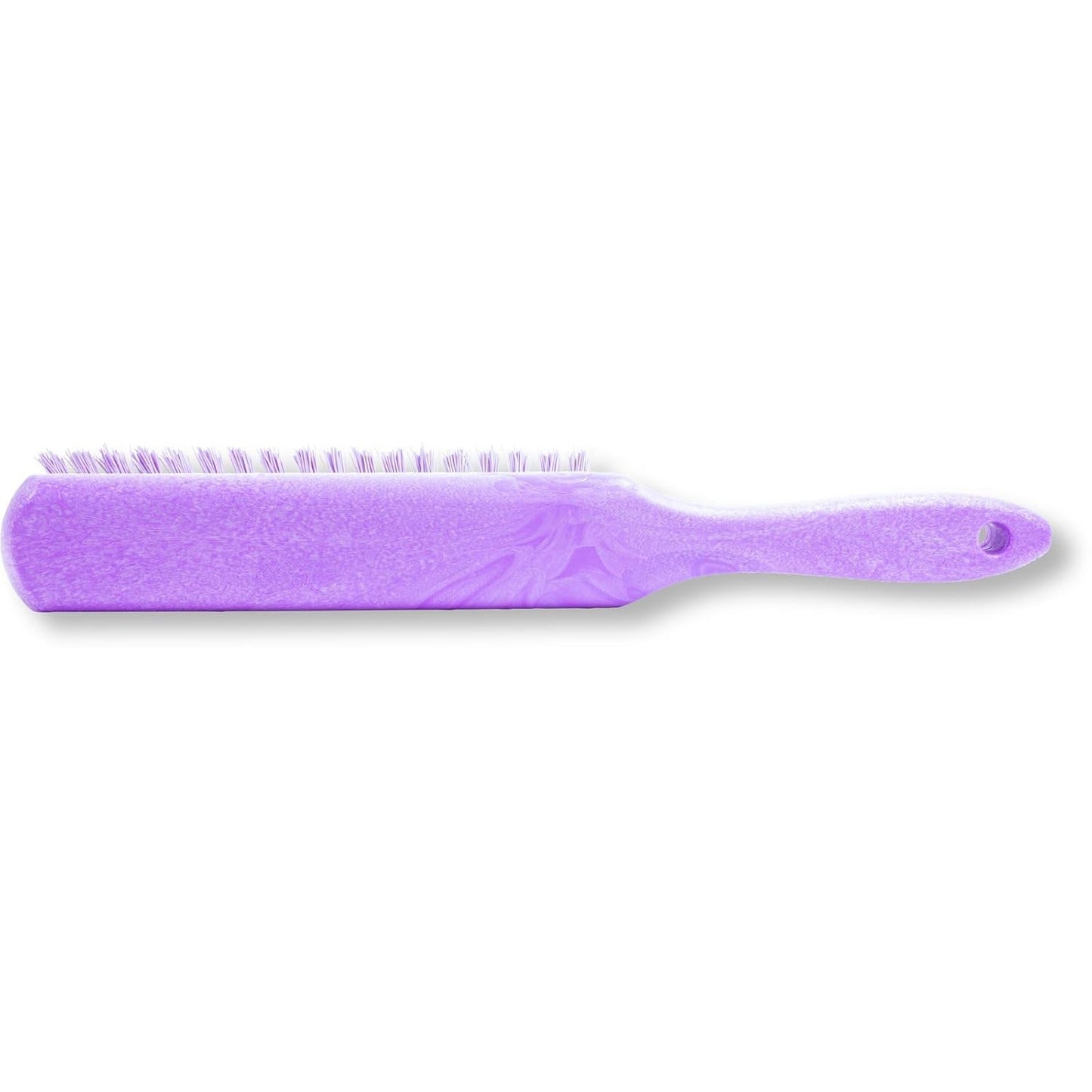 SPARTA Handheld Soft Counter Brush 8 Inch Bristle Span, Multi-Use Dust Brush with 5 Inch Handle for Tables, Countertops, and Delicate Surfaces, Polyester, Purple, (Pack of 6)