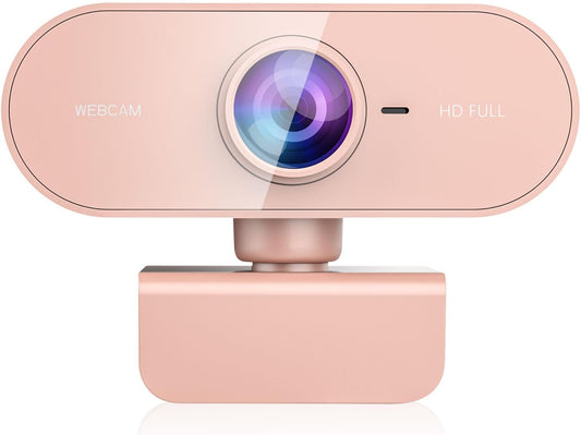 Webcam for PC&1080P HD Web Cam,Webcam with Microphone,Stand for PC/MAC/Laptop/Desktop,Wide Angle Web Cameras for YouTube,Skype,Zoom,Xbox One,Video Calling