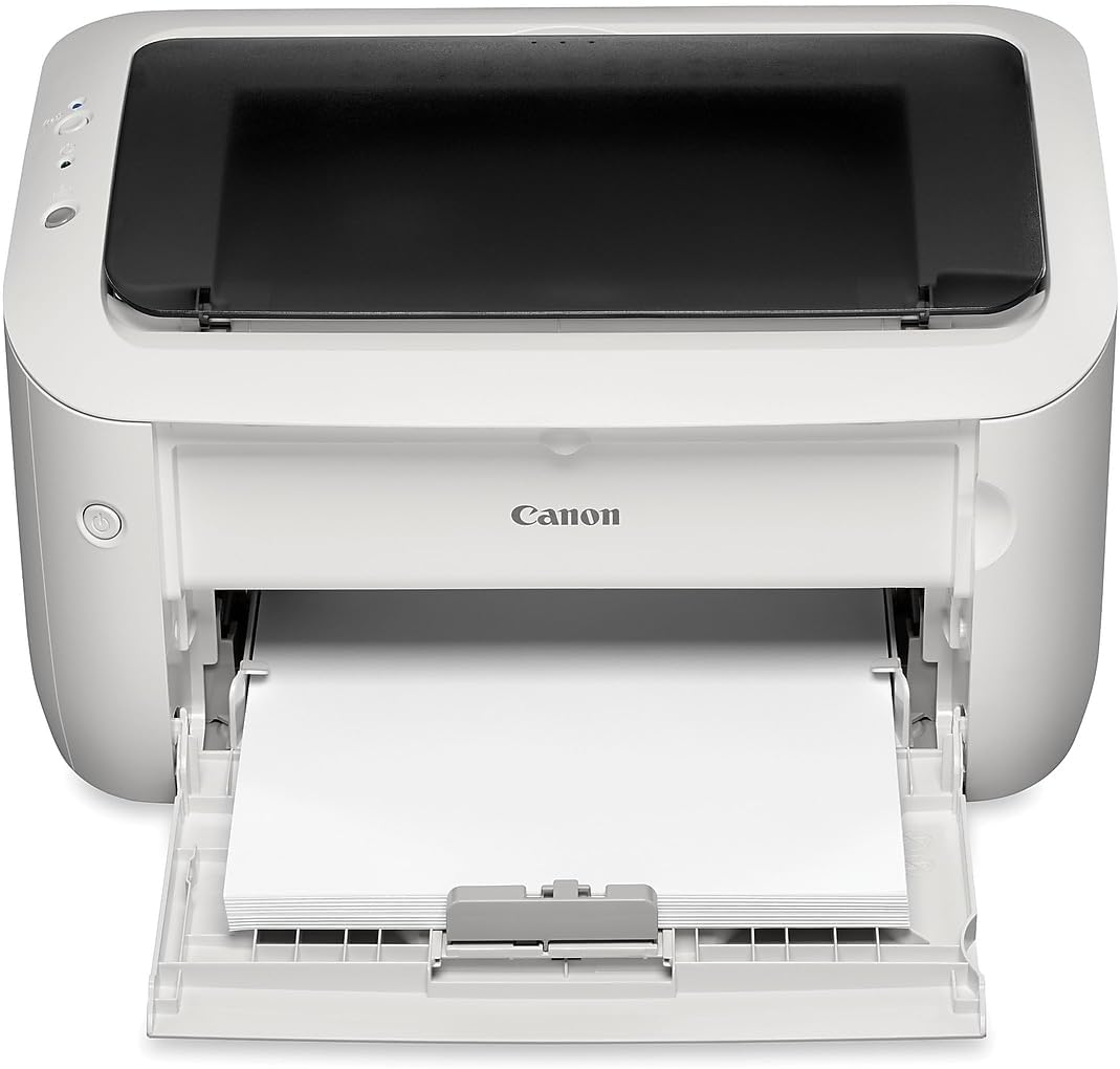 Canon imageCLASS LBP6030w - Monochrome, Wireless Compact Wireless Laser Printer, 1 Year Limited Warranty, 19 PPM, White