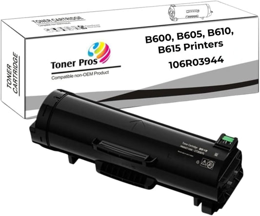Toner Pros (TM Remanufactured Xerox Versalink 106R03944 Toner Cartridge - Black Extra High Capacity Toner Replacement for Xerox Versalink B600, B605, B610, B615 Printers - Pages Yield 46,700, 1 Pack