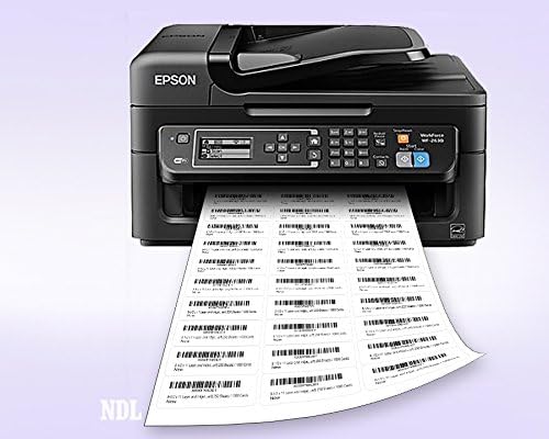 NextDayLabels - 2.5/8" x 1" Rectangular Sticker Labels for Printer - White Laser/Inkjet Printer Labels Return Address Labels Shipping Label Stickers (1000 Sheets, 30 Per Sheet, 30000 Labels)