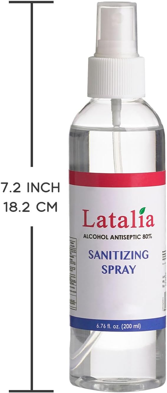 Hand Sanitizer Spray - Pack of 48 Unscented Spray Hand Sanitizer for Handsl (6.67 fl. oz)