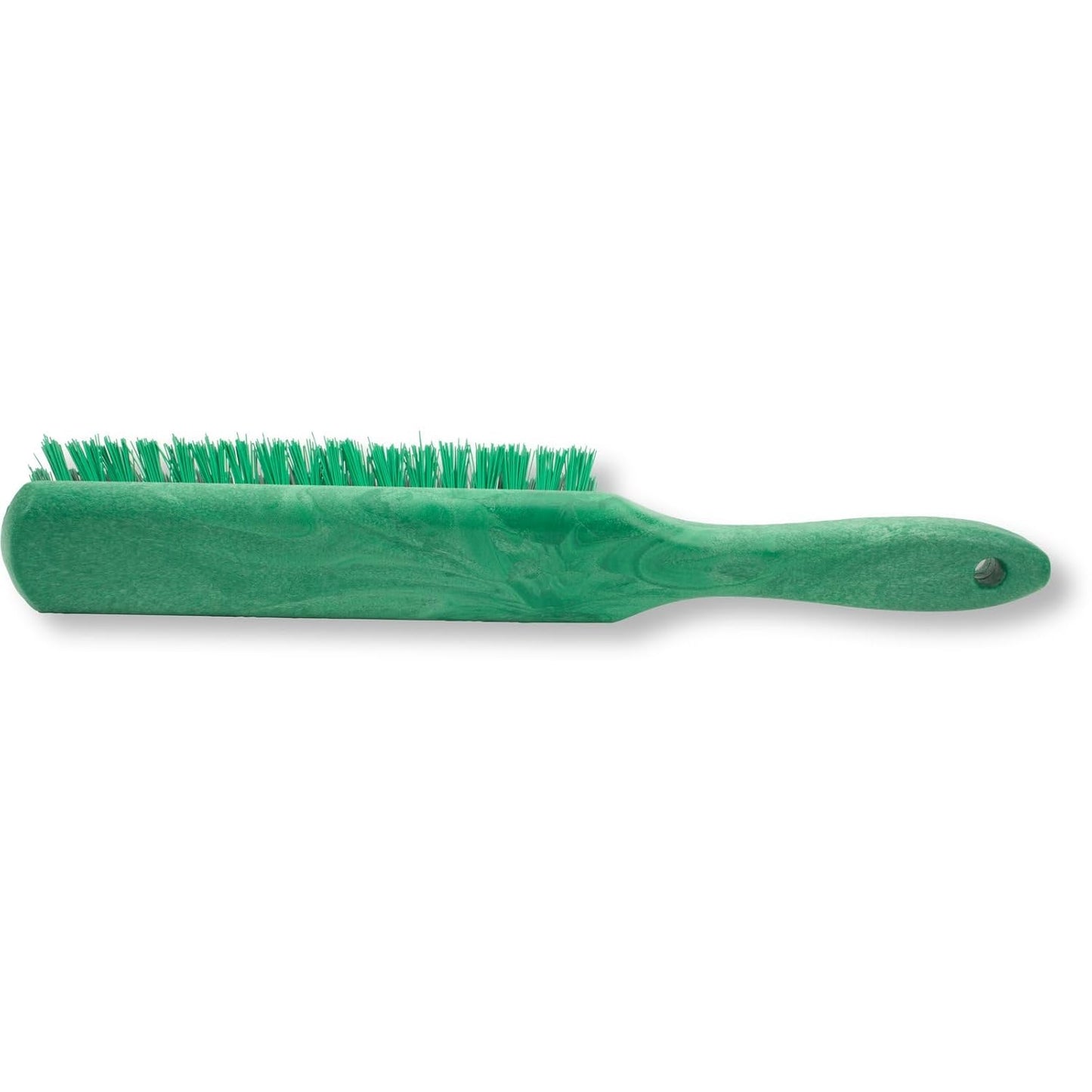 SPARTA Handheld Soft Counter Brush 8 Inch Bristle Span, Multi-Use Dust Brush with 5 Inch Handle for Tables, Countertops, and Delicate Surfaces, Polyester, Green, (Pack of 6)