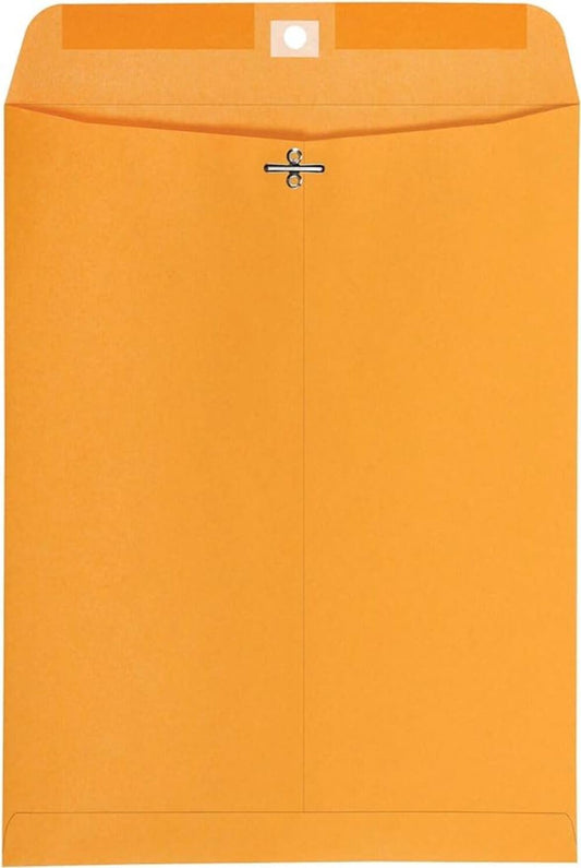 Catalog Envelopes (Open End), Brown Kraft, 28 Pound. 500 Per Pack. (Clasp, 6.5"x9.5")