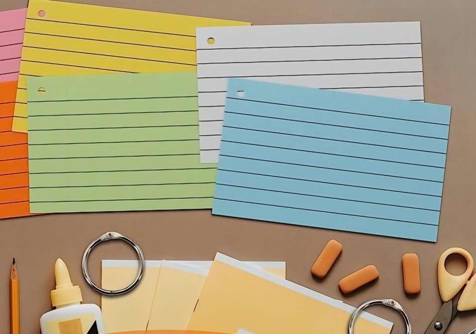 TFLFL Index Cards 4x6 Inch, 600PCS Flash Cards with Rings 8 Colors Ruled Index Cards, Assorted Lined Colored Flashcards, Thin Note Cards Paper, Study Card Memo Scratch Pad for Home Office School