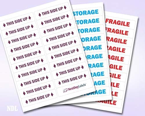 NextDayLabels – 4” x 1" Rectangular Sticker Labels for Printer - White Laser/Inkjet Printer Labels Return Address Labels Shipping Label Stickers (250 Sheets, 20 Per Sheet, 50000 Labels)