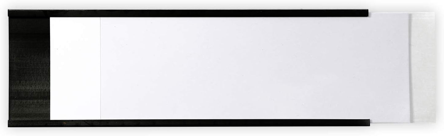 SmartSign Magnetic 'C' Channel Label Holders | 2" x 6", Pack of 10