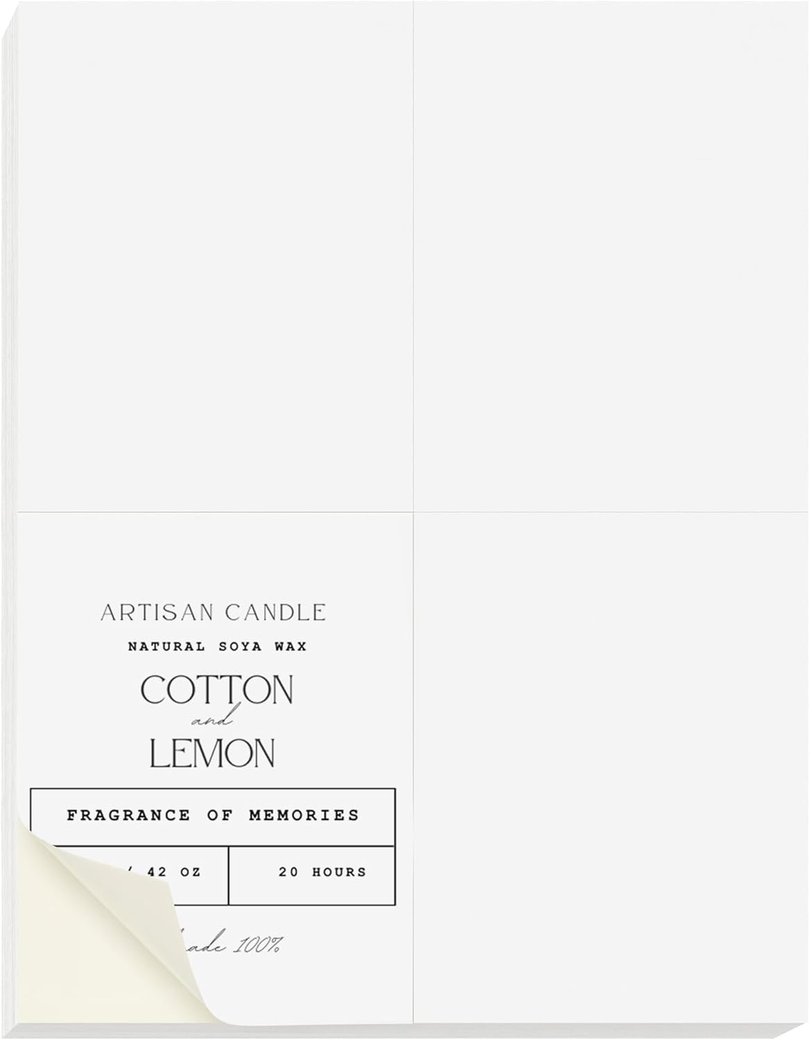 NextDayLabels – 4-1/4" x 5-1/2" Rectangular Sticker Labels for Printer - White Laser/Inkjet Printer Labels Return Address Labels Shipping Label Stickers (250 Sheets, 4 Per Sheet, 1000 Labels)