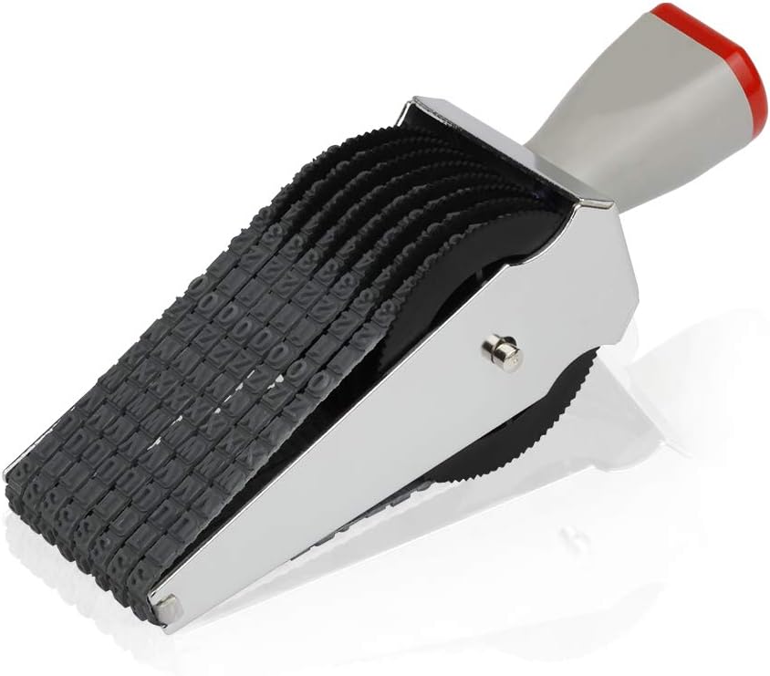 8 Digits Roller Stamp Personalized English Alphabet Number Symbol Rolling Wheel Stamp Multi-Function DIY Scrapbooking Roller Stationery