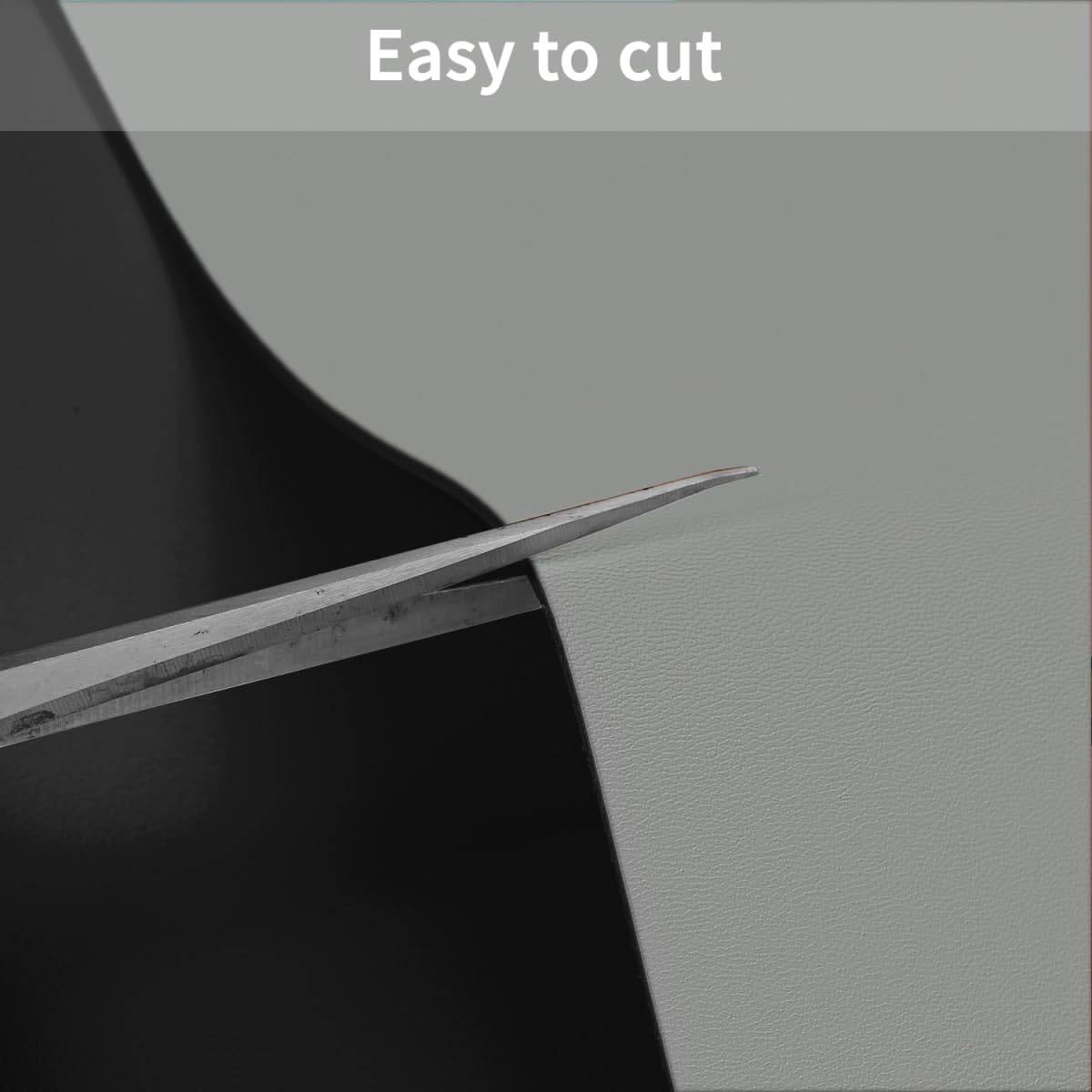 Desk Cover Protector - Used for Square Table Waterproof and Easy to Clean Good Flatness Easy to Used for Dining Table(Black+Gray 44x44)