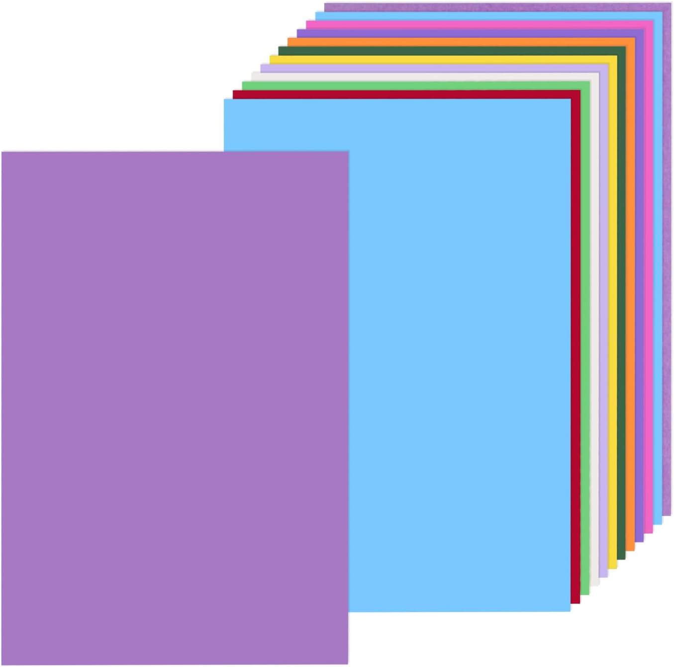 50 Sheets Colorful Cardstock Thick Paper 4 x 6, 250gsm/92lb Blank Heavy Cards Stock for Invitations, Printing, Postcards, Thankyou Cards, Index Cards, DIY Cards (Colorful, 4 x 6 inch)