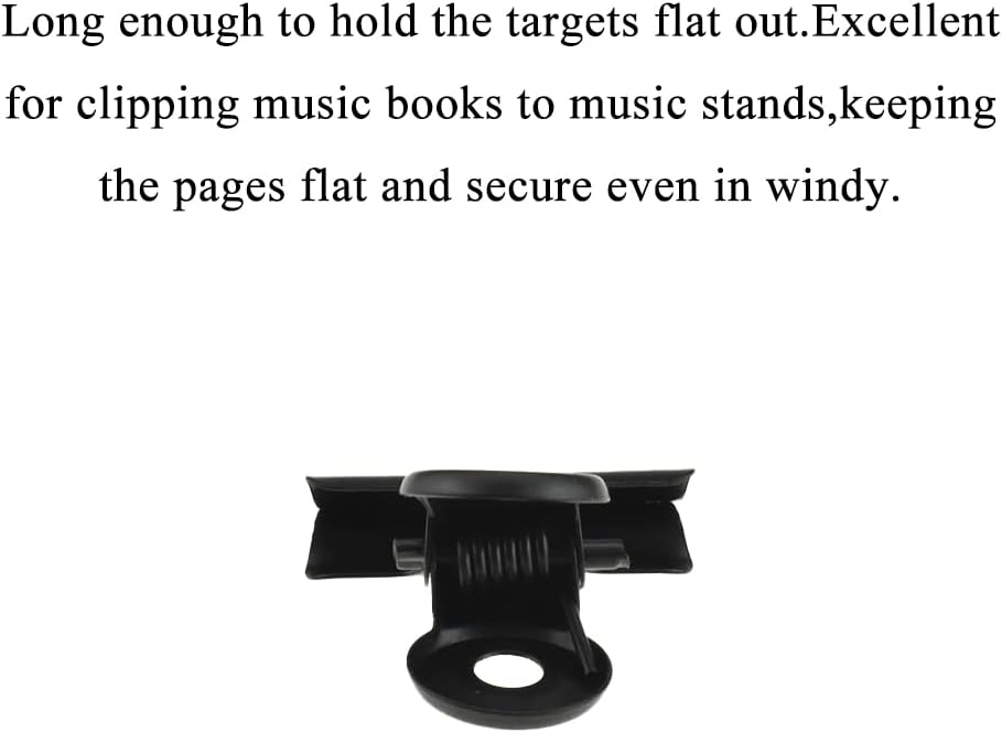 HAHIYO 1.25inch Black Bulldog Clips Metal File Hinge Binder Clips Clamps Save Space Strong Spring Jaws Rock Solid Grip Book Lay Flat Deburred Edge for Hang Photos Wall Grid Dog Food 20PCS