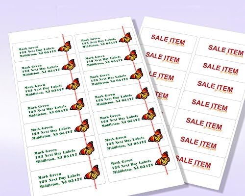 NextDayLabels – 4" x 1-1/3" Rectangular Sticker Labels for Printer - White Laser/Inkjet Printer Labels Return Address Labels Shipping Label Stickers (500 Sheets, 14 Per Sheet, 7000 Labels)