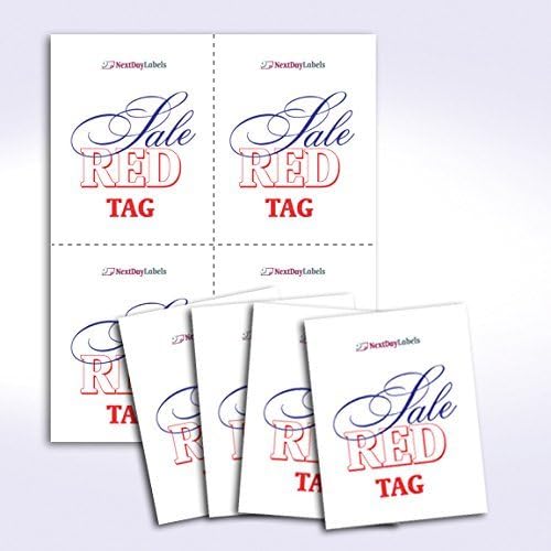 NextDayLabels - 8-1/2" x 11" Laser/Inkjet Postcards 4 Per Page, (4-1/4" x 5-1/2" Each Card | White, 1000 Cards)