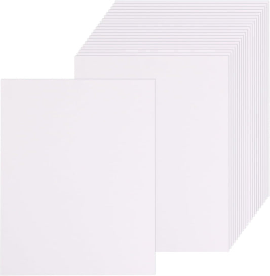 50 Sheets White Cardstock Thick Paper 5 x 7, 250gsm/92lb Blank Heavy Cards Stock for Invitations, Printing, Postcards, Thankyou Cards, Index Cards, DIY Cards (White, 5 x 7 inch)