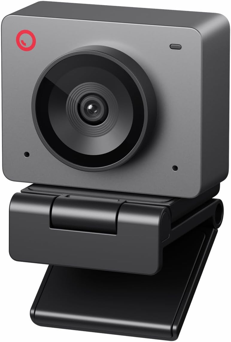 OBSBOT Meet SE 1080P 100FPS Webcam for PC, AI Framing Streaming Camera with 1/2.8" Sensor, Beauty Mode, Gesture Control, Staggered HDR, Web Camera for Desktop Computer, Laptop, Meeting.(Space Grey)