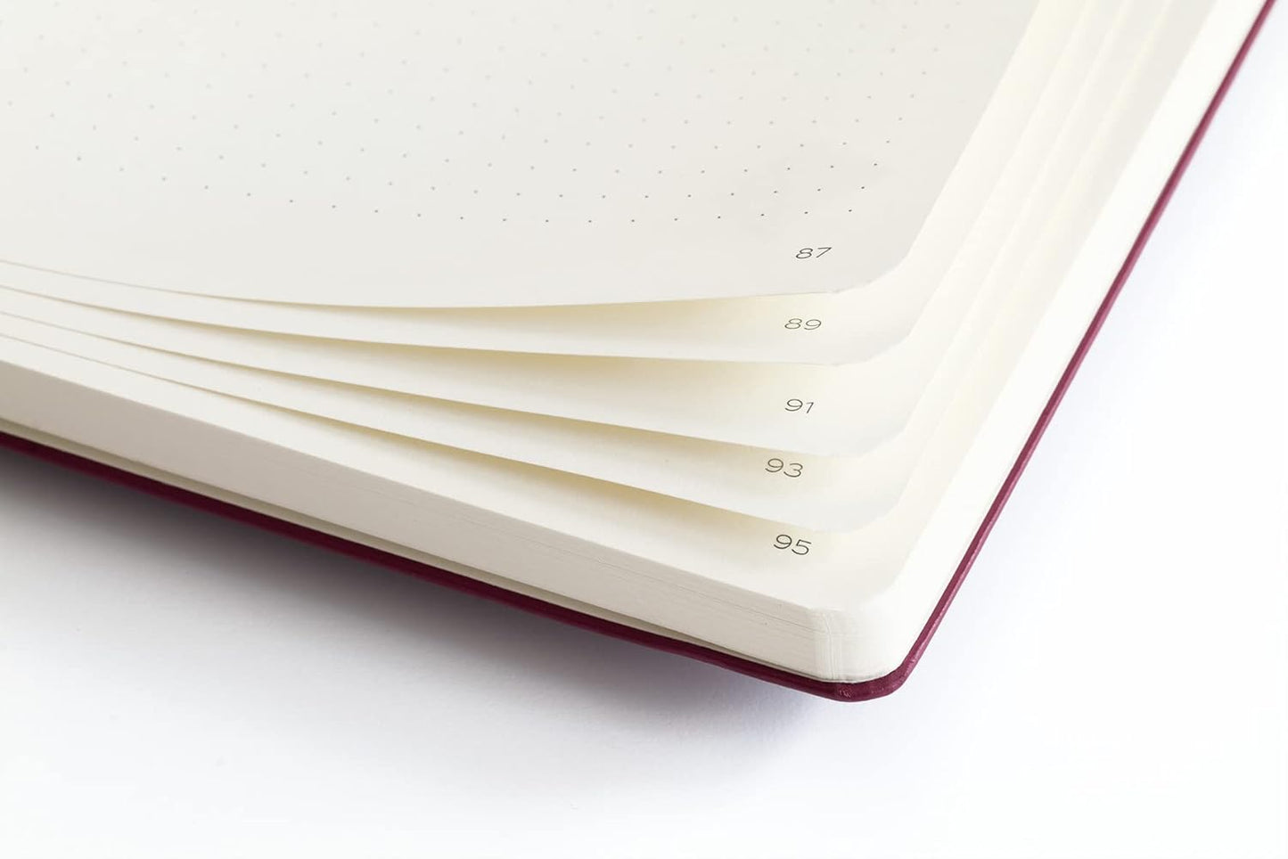 LEUCHTTURM1917 - Notebook Hardcover Medium A5-251 Numbered Pages for Writing and Journaling (Vanilla, Squared)