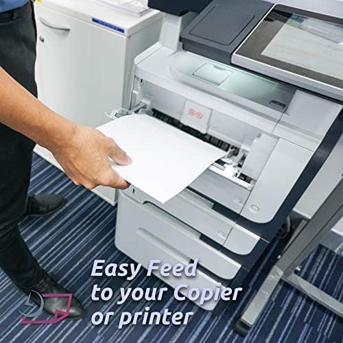 NextDayLabels - Full Page Labels 8.5 x 11 - White Shipping Labels - 8.5 x 11 Label Paper for Printer - Large Blank Matte Sticker Printer Paper - Laser/Inkjet Printer Labels (1 Per Sheet, 500 Labels)