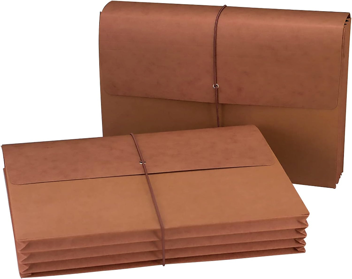 Smead Redrope Expanding File Wallet, Flap and Cord Closure, 3-1/2" Expansion, Legal Size (71007), (Pack of 5, 500 Count Total)