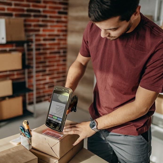 Chainway C72 Ultra Rugged Android Barcode Scanner, Pistol Grip, Android 11, Google Play, Zebra 2D/1D/QR Barcode Reader, 5.2” Vivid Screen, WiFi, GPS, 8000mAh All Day Battery (Build Your Own)