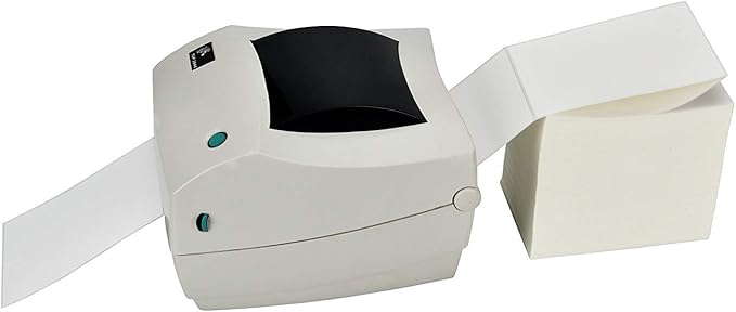 MFLABEL Fanfold 4" x 6" Direct Thermal Labels White Perforated Shipping Labels (30 Stacks)