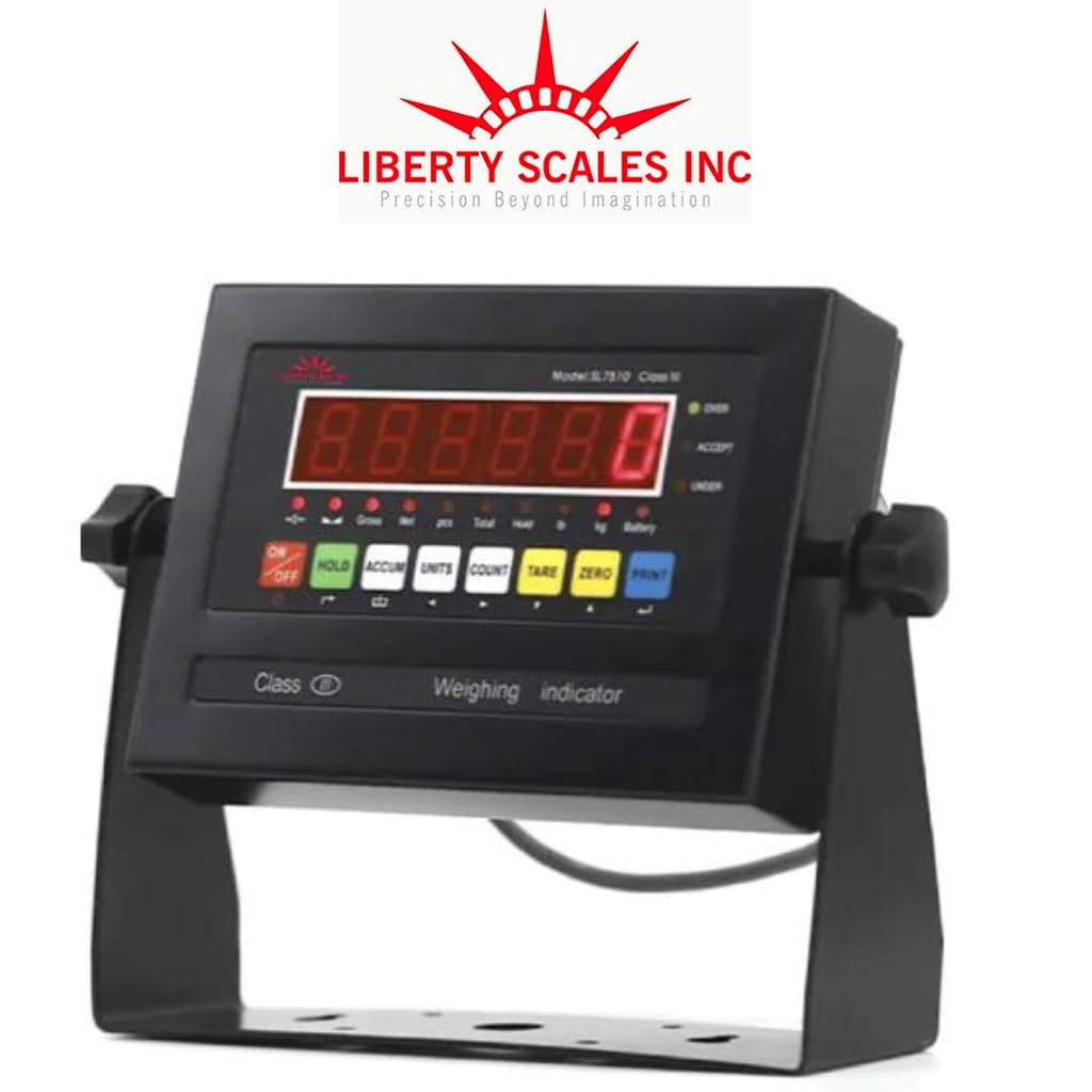 Liberty LS-800-4X5 NTEP Certified (Legal for Trade) Industrial Floor Scale | 48" x 60" | Capacity of 20,000 lbs x 5 lb + Blue