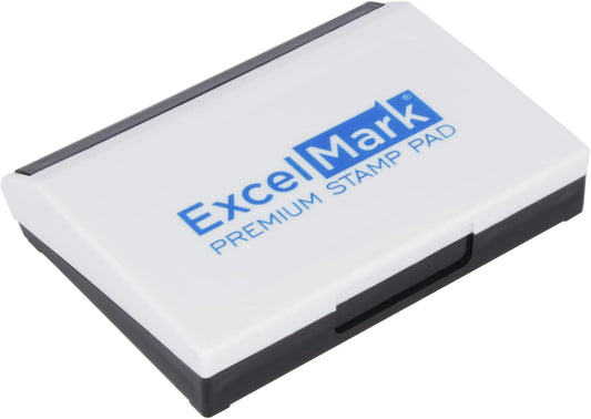 ExcelMark Ink Pad for Rubber Stamps 1-7/8" x 3-1/8"- Blue