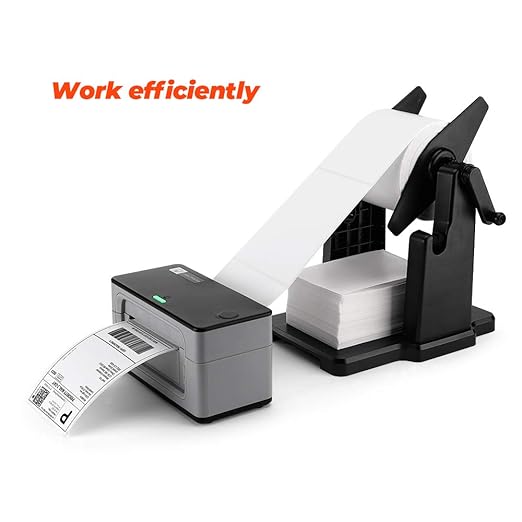 MUNBYN 4x6 Inch Direct Thermal Shipping Labels, 6000 Pcs/12 Rolls(500 Pcs per Roll), Shipping Label Paper for Thermal Printers