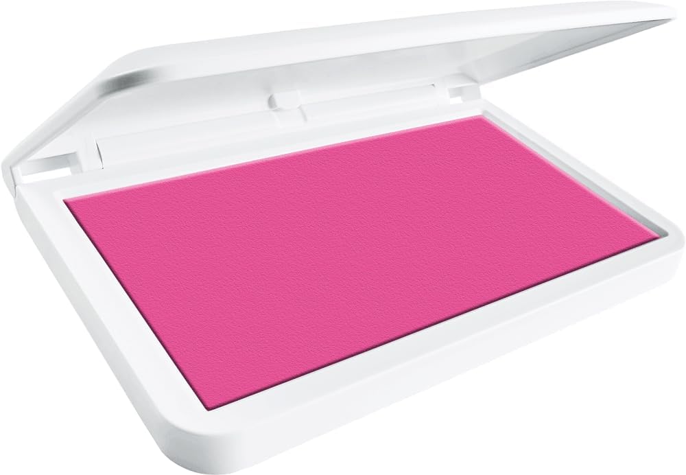 COLOP Make Series, Ink Stamp Pads, with Non-Toxic Premium Ink, Water-Based Acid-Free (Shiny Pink, Make 2-2-3/4" x 4-1/4")