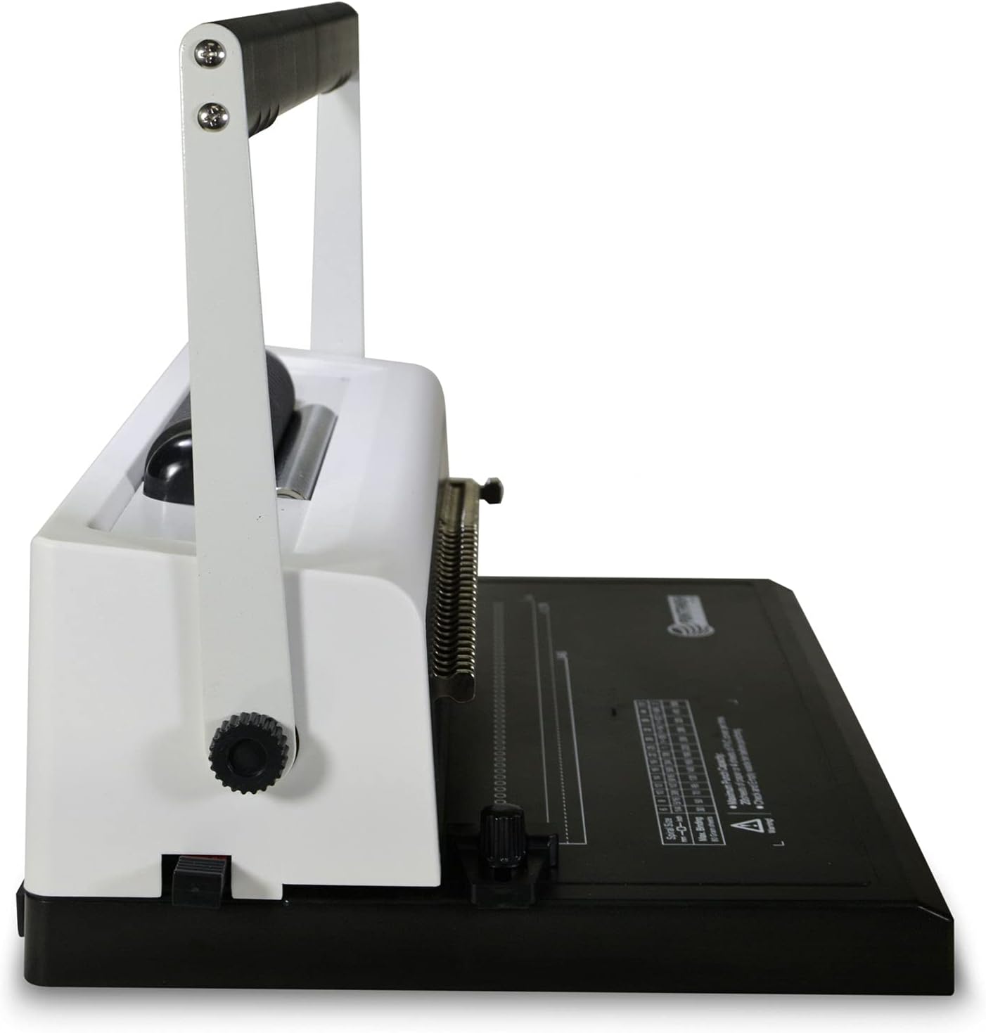 Coilbind S25A Spiral Coil Binding Machine for Office – Hole Punch with Electric Coil Inserter – Adjustable Margins & Disengaging Pins – Free Crimper Tool & 100 Coils – 4:1 Pitch – 20 Sheet Capacity