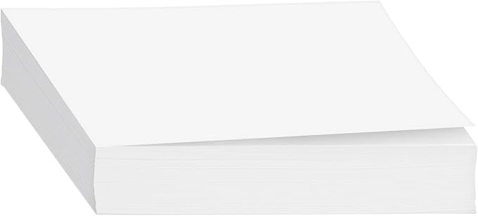 White Memo Sheets, 20lb Paper, 500 Sheets Per Pack (5 x 7)