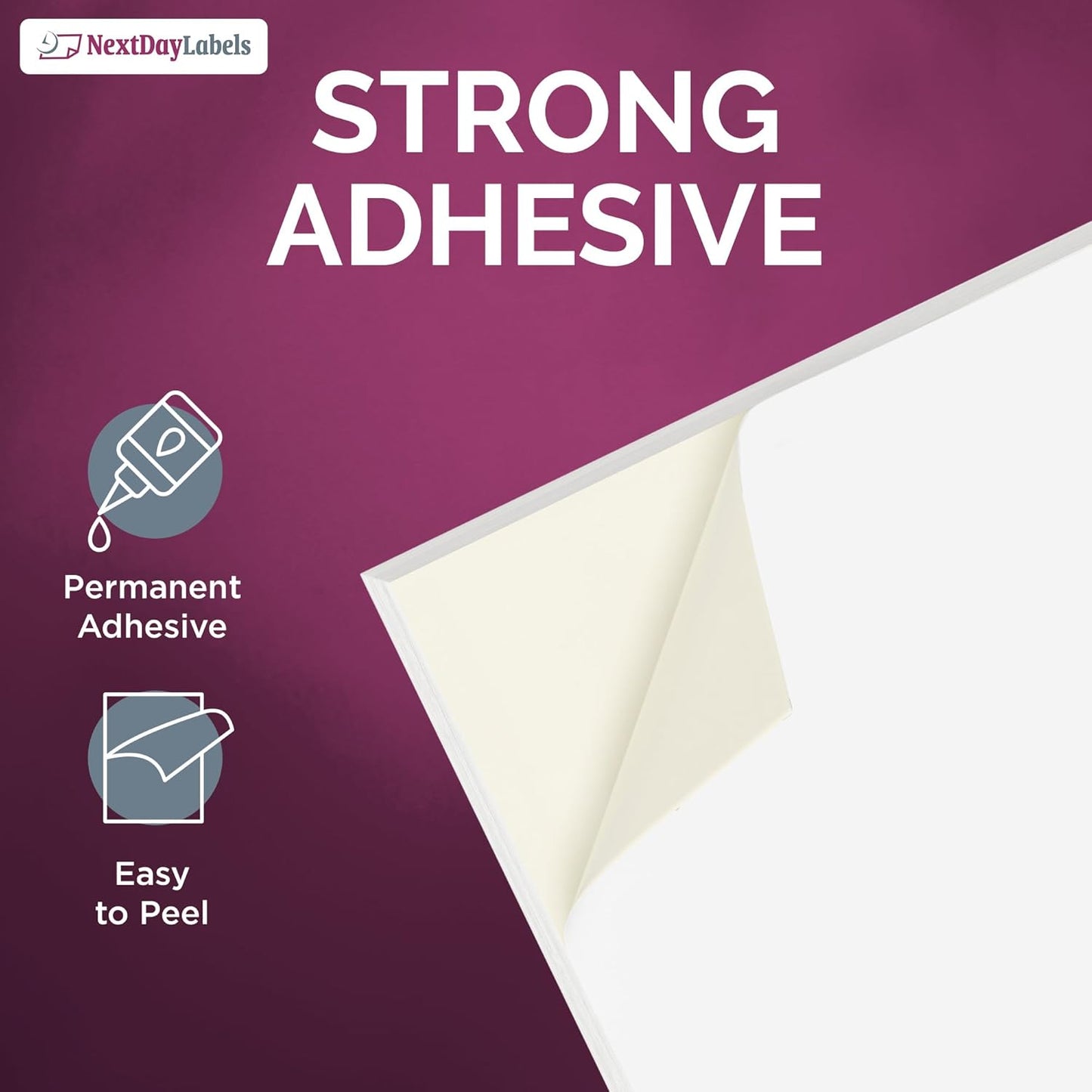 NextDayLabels - Full Page Labels 8.5 x 11 - White Shipping Labels - 8.5 x 11 Label Paper for Printer - Large Blank Matte Sticker Printer Paper - Laser/Inkjet Printer Labels (1 Per Sheet, 1000 Labels)
