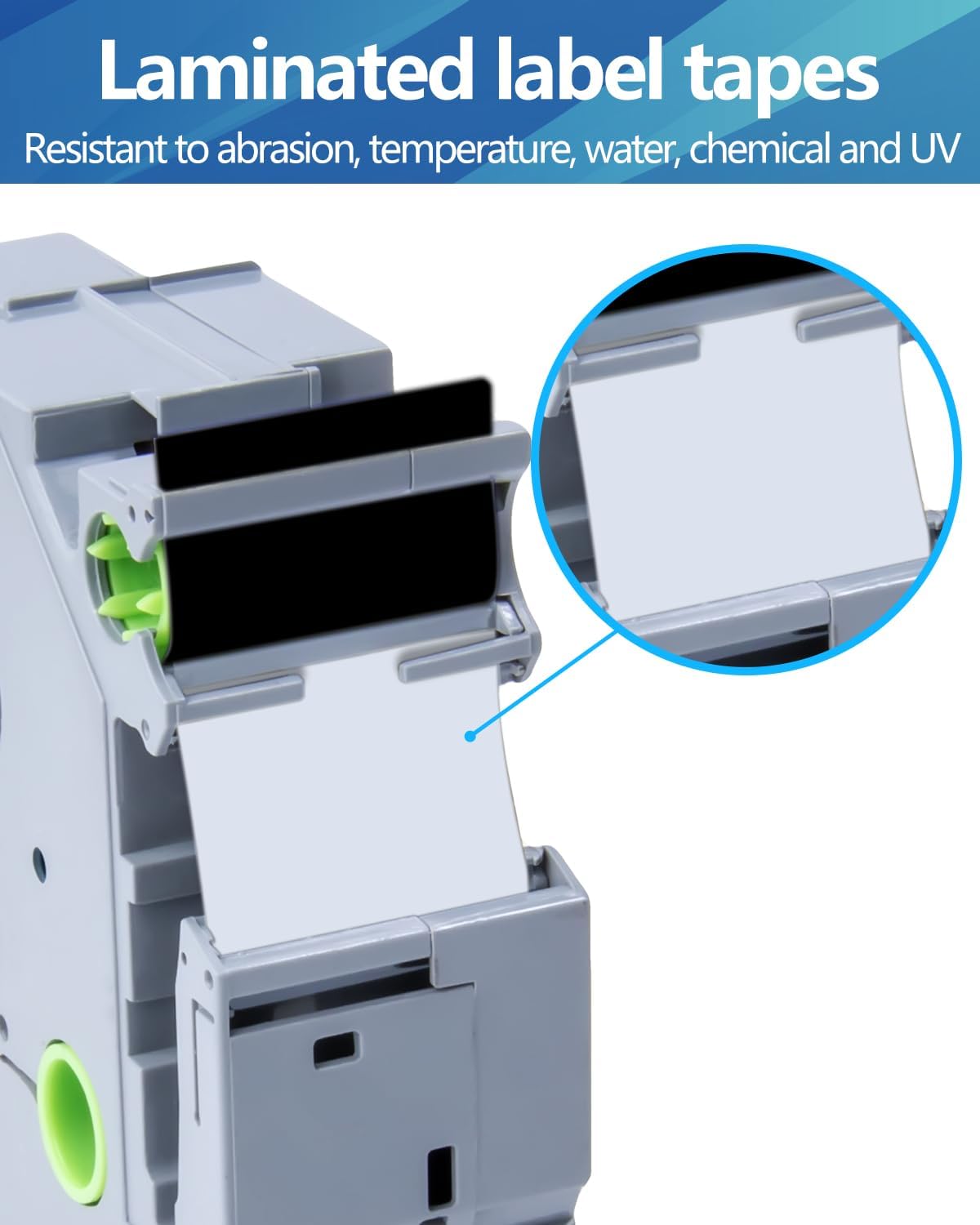 Weemay 3 Pack TZe355 24mm White on Black Laminated Label Tape Compatible with Brother Label Maker Tape TZe-355 TZe 355 TZ-355 TZ355 for PTouch PT-E500 PT-D600 PT-P750W PT-P900W Printer, 1 In x 26.2 ft