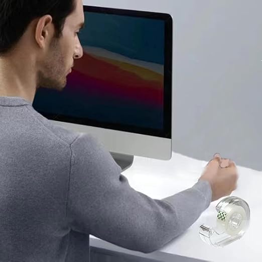 16 Rolls Transparent Tape Refills Rolls 3/4-Inch x 1000 inch, 1 inch Core, Clear Gift Wrapping Tape Refill Roll for Office, Home, School