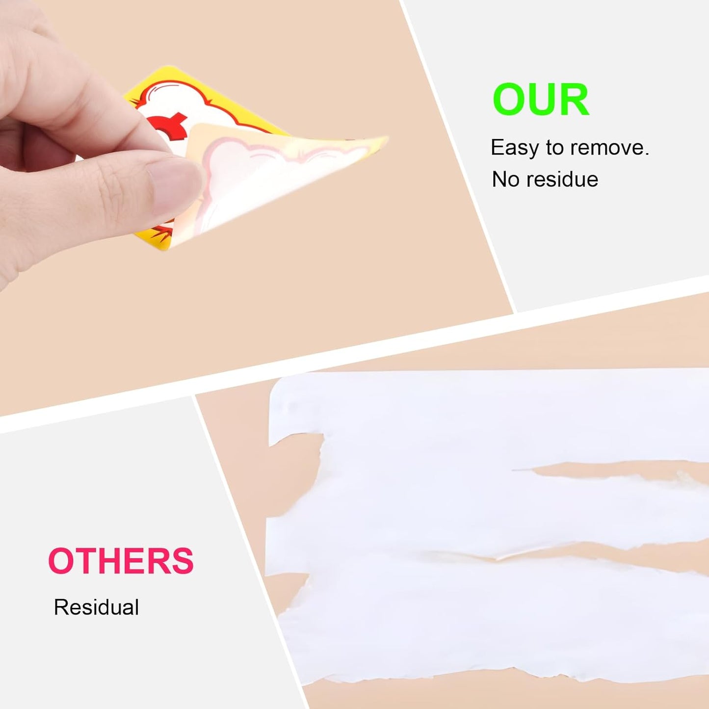 510 PCS Removable Garage Sale Price Stickers, 3"x2" Price Stickers for Yard Sales, Flea Markets, County Fairs & Retail Use, Pricemarker Labels, Colours Round Price Tags