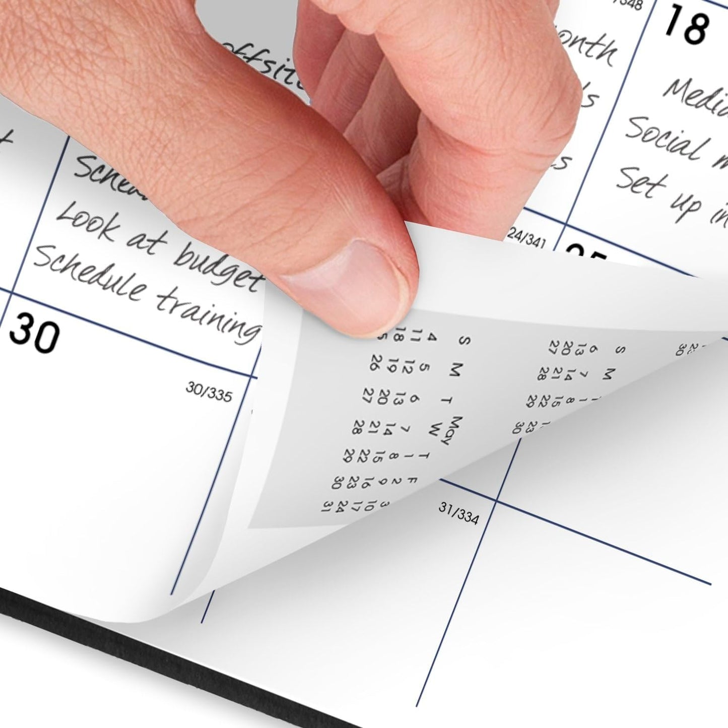 AT-A-GLANCE 2025 Planner, Monthly, 7" x 8-3/4", Medium, DayMinder, Black (G4000025)