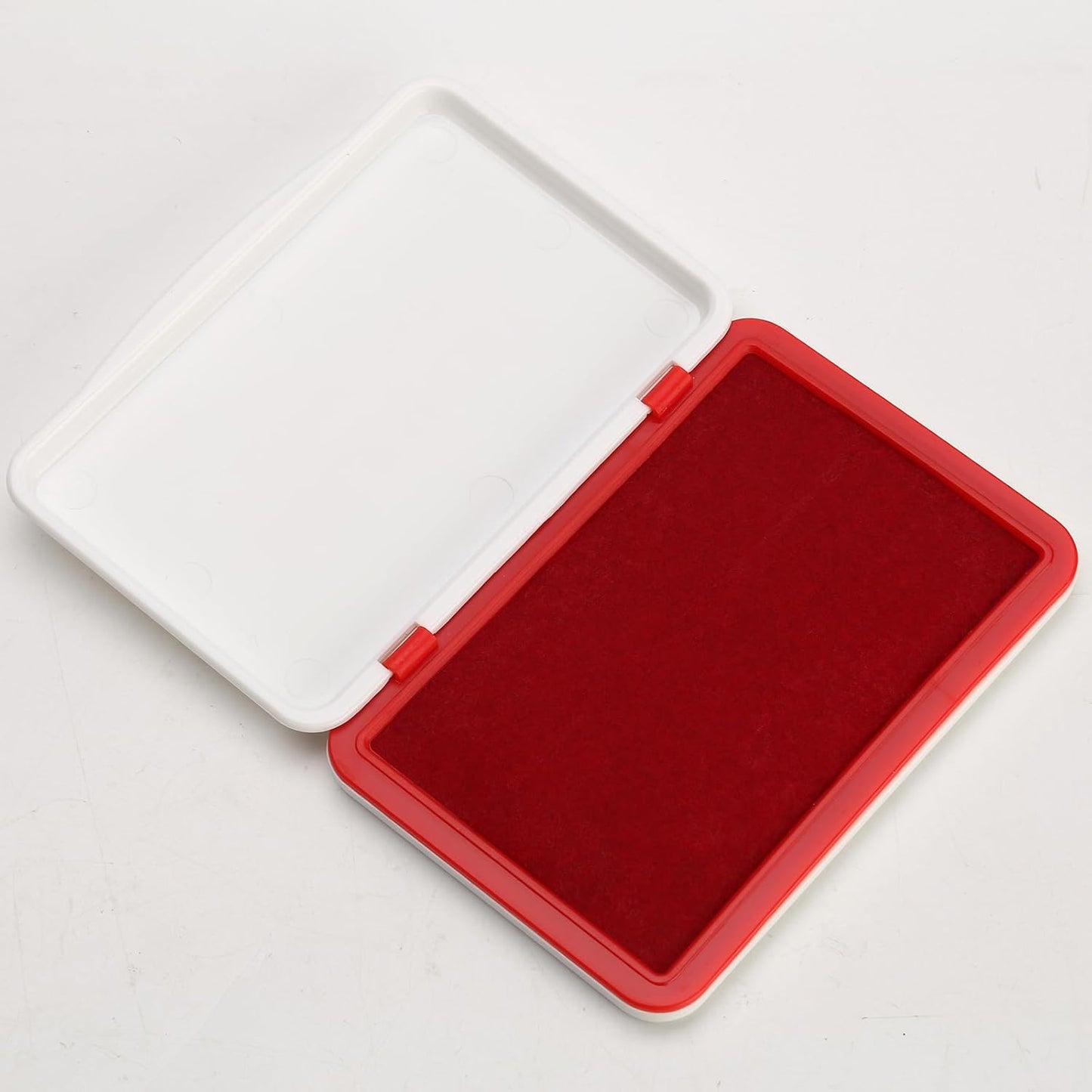 Ink Pads for Stamps | Red Ink Stamp Pad | Rubber Stamps Ink Pad - Premium Quality Felt Pad for Stamps | Stamp Pads | Medium Size
