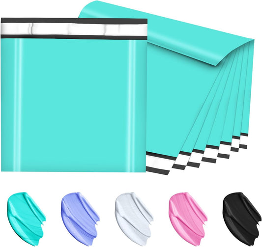 Large Poly Mailers 24x24 Inch 50 Pcs, Extra Large Shipping Bags for Clothing with Self-Sealing Tear-Resistant, Waterproof Poly Bags, Mailing Envelopes for Small Business (Teal)