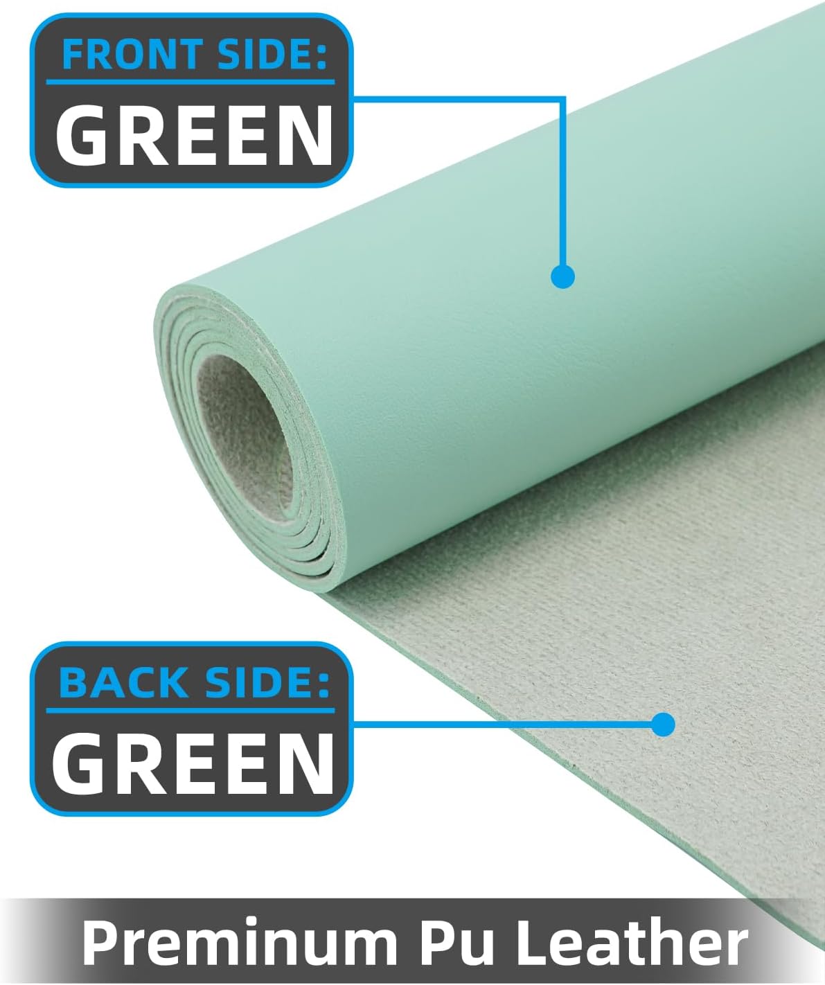 Non-Slip Desk mat,PULeather Desk Pad Protector, Office Desk Mat, Large Mouse Pad,Desk Blotter, Laptop Desk Pad, Waterproof Desk Writing Pad for Office and Home (Turquiose, 35.4" x 17")