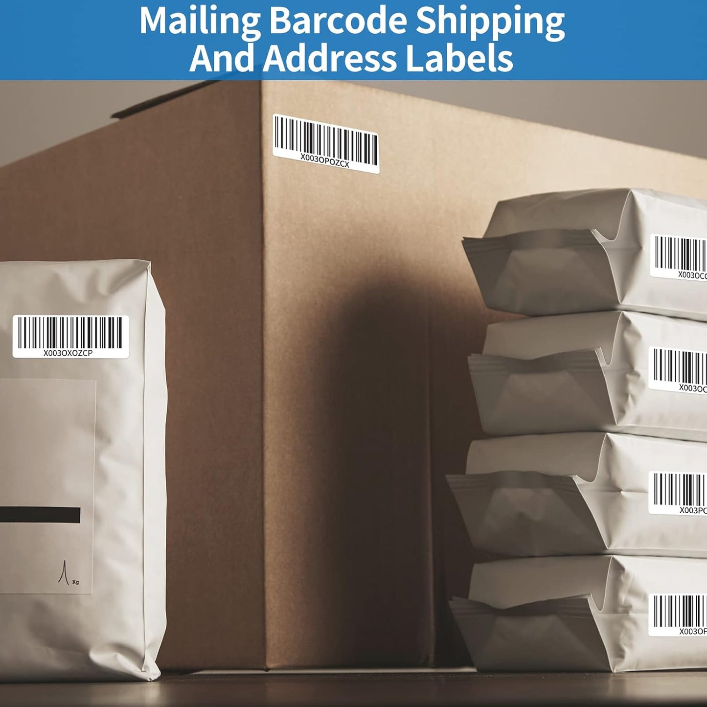 BESTEASY 30-up 4000 Sheets 1" X 2-5/8" Address Shipping Labels for Laser and Inkjet Printers, FBA Product Labels (120000 Labels)