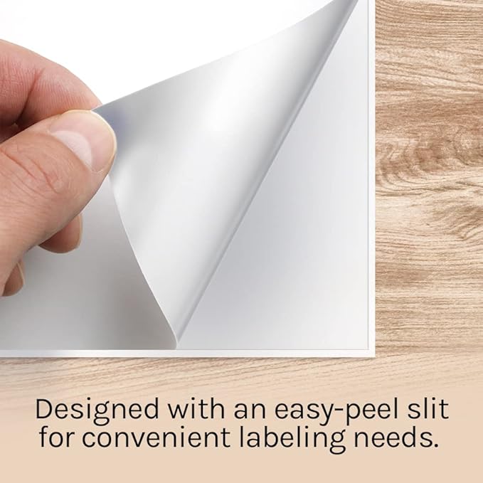 Premium Label Supply White Shipping Labels 8.5" x 11" Laser/Inkjet Compatible 2000 Sheets - Letter Size